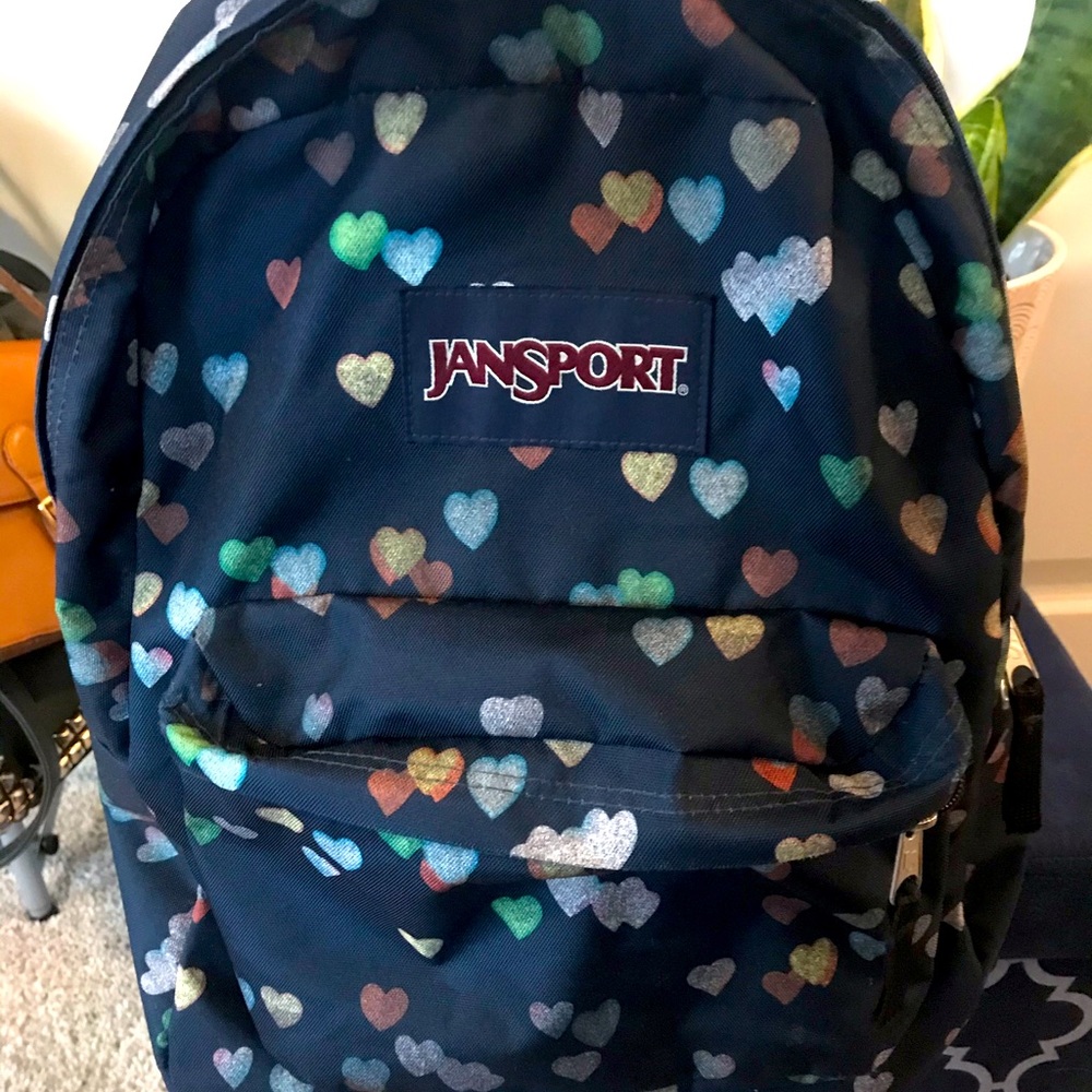 JanSport backpack hearts